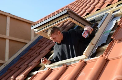 Pose de fenêtres de toit Velux au Vernoy